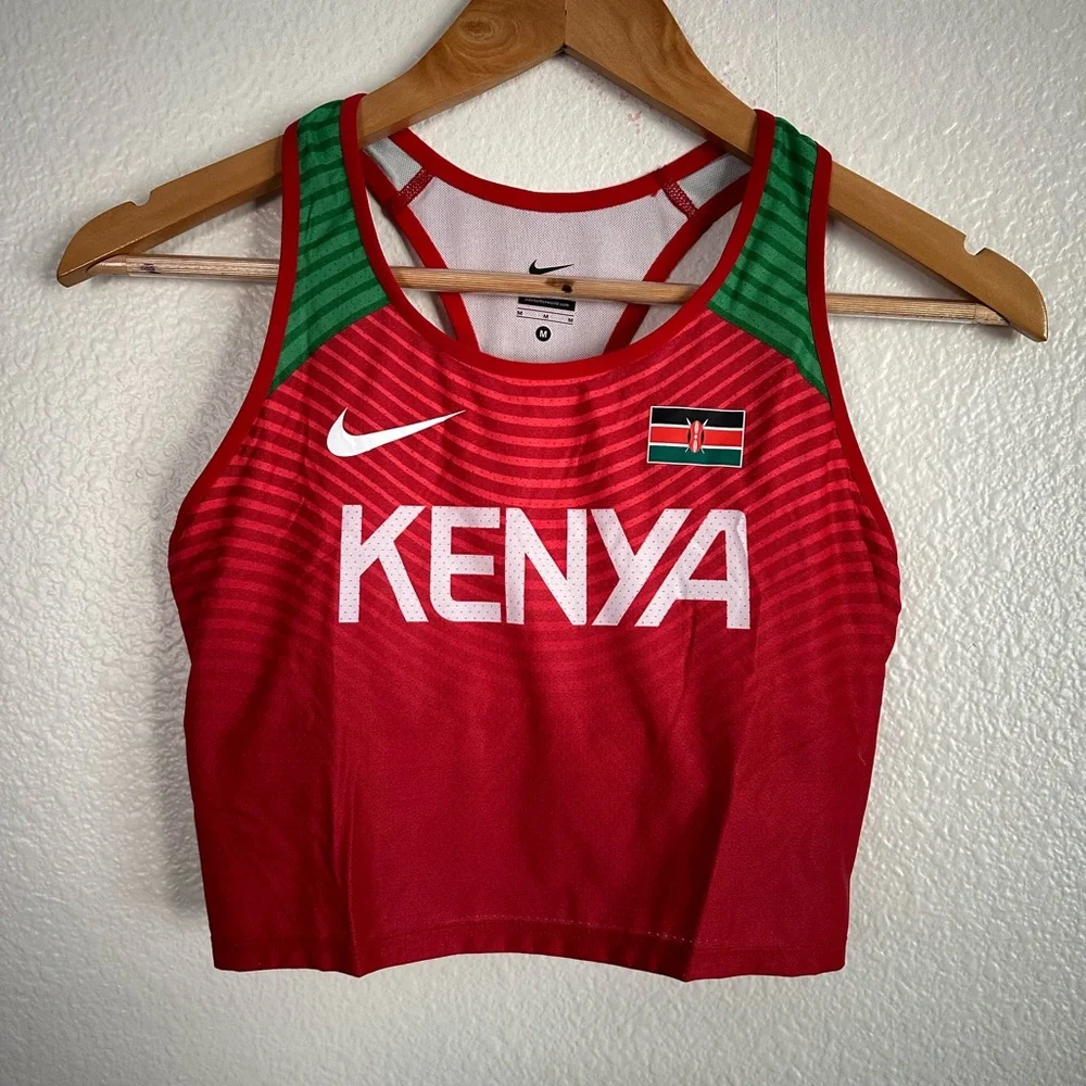 Nike Pro Elite Kenya Running Racing Track Top Singlet Olympics Women Size Medium